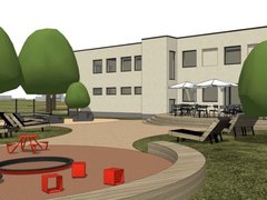Posezení i lezecká stěna. Sportovní ostrov v Blansku oživí úpravy ploch