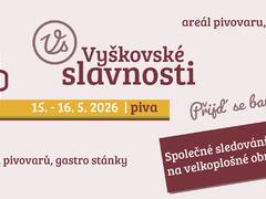 Vyškovské slavnosti piva nabídnou domácí speciály i večerní hokejové přenosy Vyškovské slavnosti piva nabídnou domácí speciály i večerní hokejové přenosy