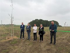Ve Veselí nad Moravou vysazují několik tisíc stromů a keřů v rámci projektu financovaného z EU