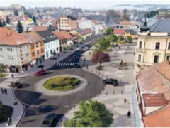 Nová podoba Tesařova náměstí v Ivančicích: město představilo upravený návrh, přibude okružní křižovatka