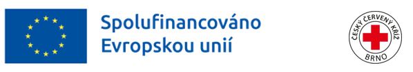 Logo Evropské unie a Českého červeného kříže.