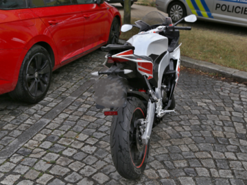 odcizená motorka
