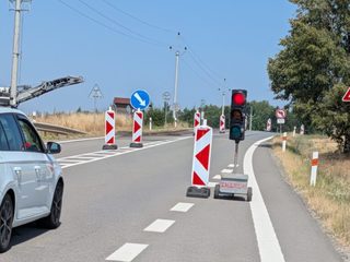 Pozor na omezení na silnici I/37 u Velké Bíteše, provoz tam řídí semafory