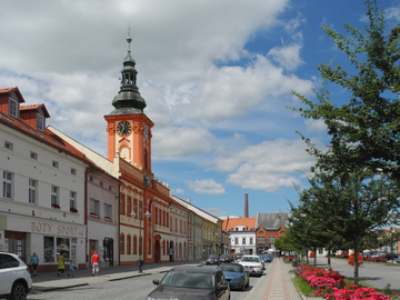 Husovo náměstí v Rakovníku