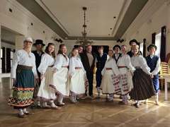 OBRAZEM: Estonský folklór okouzlil návštěvníky Císařského posvícení v Moravských Budějovicích