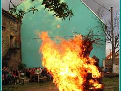 Fotogalerie: Na Starém pivováru se pálily čarodějnice