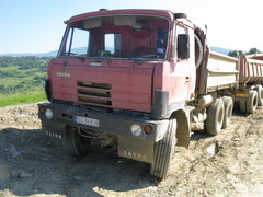 U Kuřimi hořelo nákladní auto