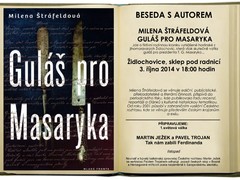 Spisovatelka představí knihu o kuchařce z Židlochovic, která vařila pro TGM