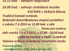 Ve Vranovicích bude v březnu výstava vín