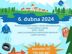 Pomozte uklidit obec Ostrou na Lysecku. Úklidová akce se zde bude konat první dubnový víkend