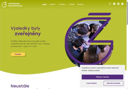 Zobrazit webové stránky Gymnázium Židlochovice