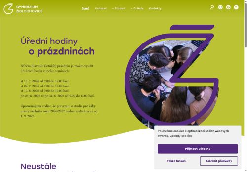 Zobrazit webové stránky Gymnázium Židlochovice