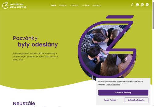 Zobrazit webové stránky Gymnázium Židlochovice