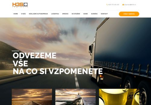 Webové stránky H3S s.r.o., Brno