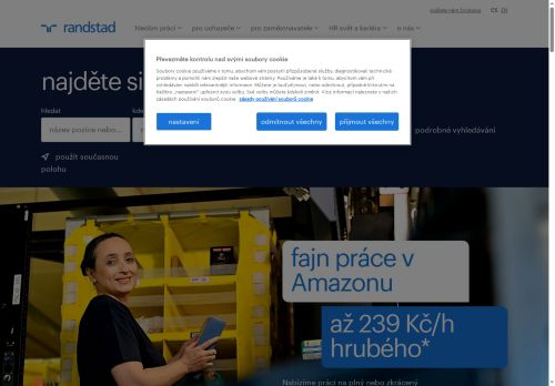 Randstad HR Solutions s.r.o. nabízí práci na pozici skladníci (m/ž) v obci Dobrovíz