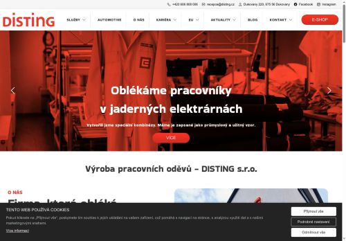 DISTING s.r.o. nabízí práci na pozici DĚLNÍK - OPERÁTOR V AUTOMOBILOVÉM PRŮMYSLU (M/Ž) v obci Dukovany
