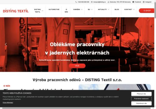 DISTING Technology s.r.o. nabízí práci na pozici DĚLNÍK - OPERÁTOR V AUTOMOBILOVÉM PRŮMYSLU (M/Ž) v obci Dukovany