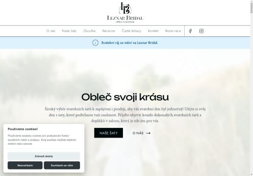 Zobrazit webové stránky Svatební ráj