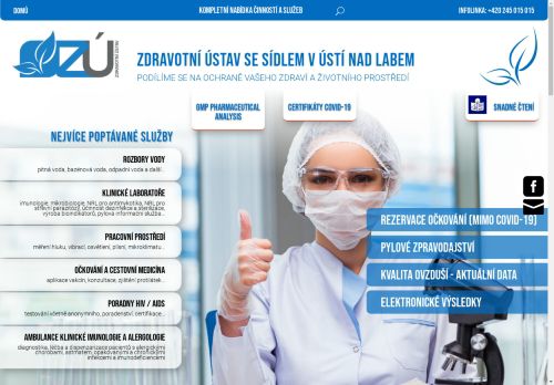 Zdravotní ústav se sídlem v Ústí nad Labem nabízí práci na pozici VŠ chemický laborant/ka - Oddělení anorganických analýz v obci Kladno