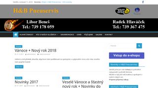 Zobrazit webové stránky H & B Pneuservis
