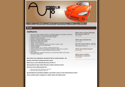 Zobrazit webové stránky Autodílna Leoš Bouška
