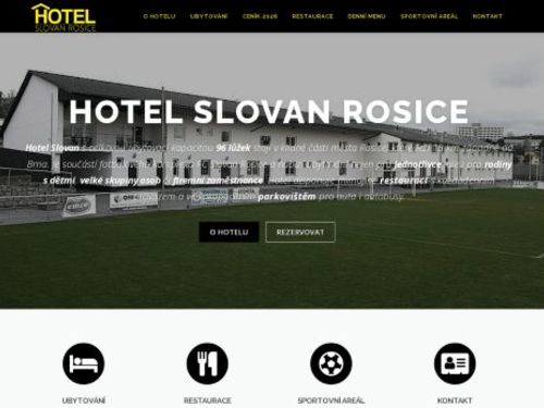 FC Slovan Rosice – ubytování a restaurace