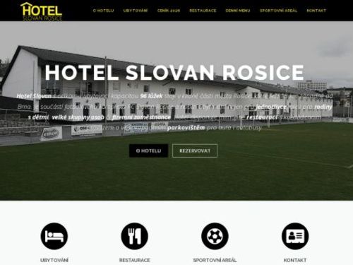 FC Slovan Rosice – ubytování a restaurace