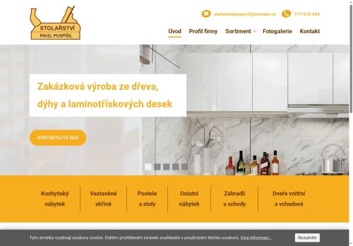 Zobrazit webové stránky Stolařství Pavel Pospíšil