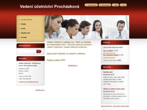 Vedení účetnictví - Olga Procházková