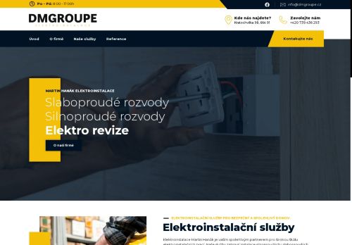 Zobrazit webové stránky Martin Hanák elektroinstalace