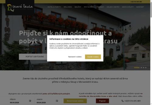 Hotel Stará škola s.r.o. nabízí práci na pozici kuchař/kuchařka v obci Sloup
