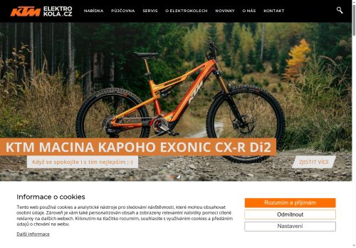 Zobrazit webové stránky KTM Elektrokola