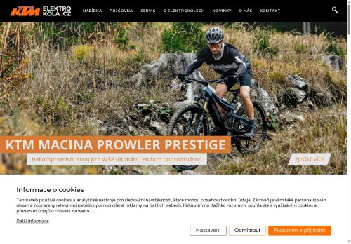Zobrazit webové stránky KTM Elektrokola