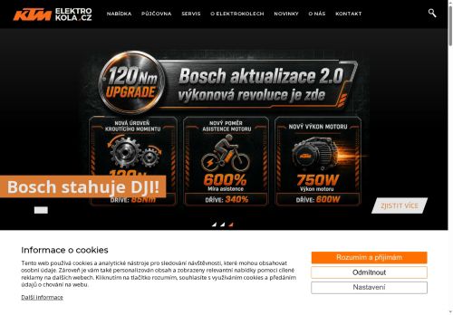 Zobrazit webové stránky KTM Elektrokola