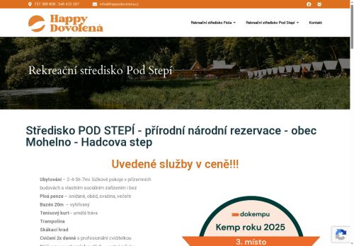 Zobrazit webové stránky Rekrační středisko Pod stepí