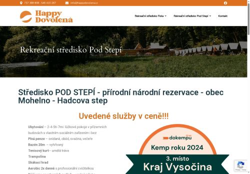 Zobrazit webové stránky Rekrační středisko Pod stepí