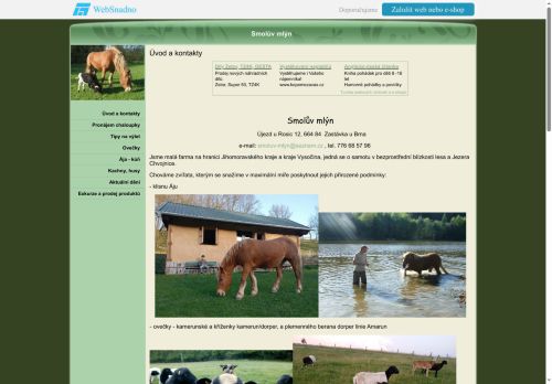 Zobrazit webové stránky Smolův mlýn - ubytování
