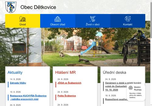 Zobrazit webové stránky SDH Dětkovice Fronkaři
