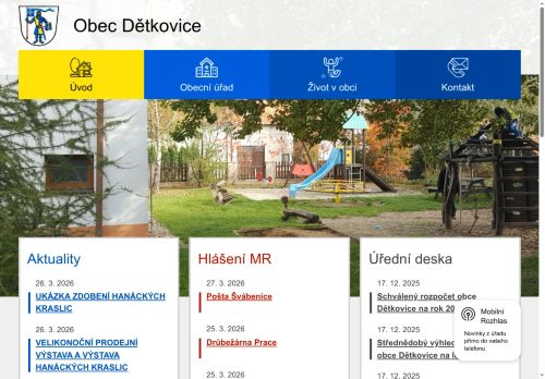 Zobrazit webové stránky SDH Dětkovice Fronkaři