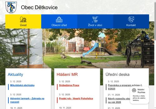 Zobrazit webové stránky SDH Dětkovice Fronkaři