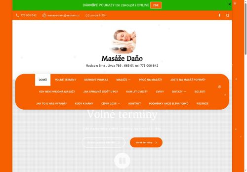 Zobrazit webové stránky Masáže DAŇO