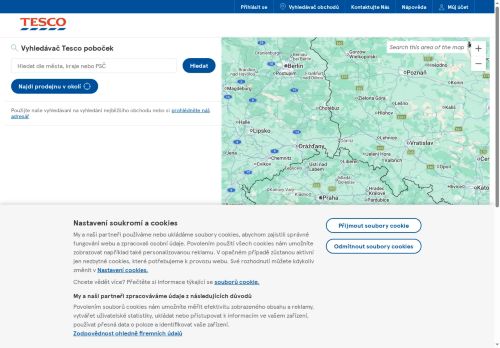 Zobrazit webové stránky Tesco Expres Rosice