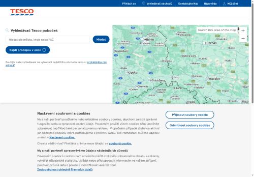 Zobrazit webové stránky Tesco Expres Rosice