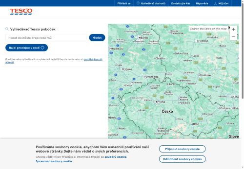 Zobrazit webové stránky Tesco Expres Rosice