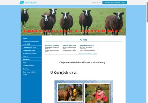 Zobrazit webové stránky Rodinná farma U Černých ovcí