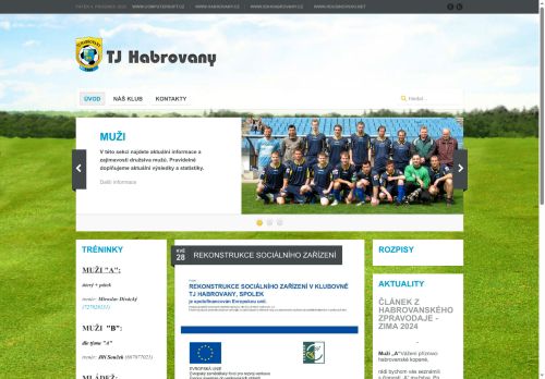 Zobrazit webové stránky TJ Habrovany
