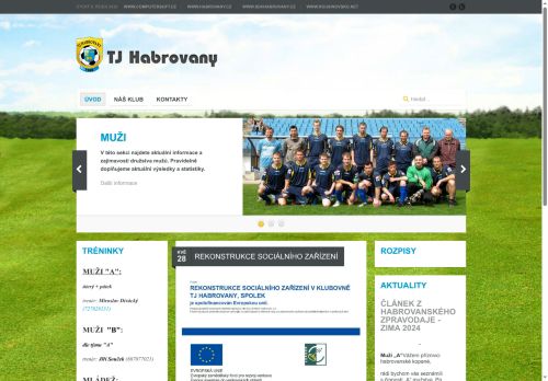 Zobrazit webové stránky TJ Habrovany