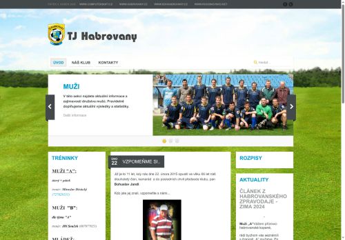 Zobrazit webové stránky TJ Habrovany
