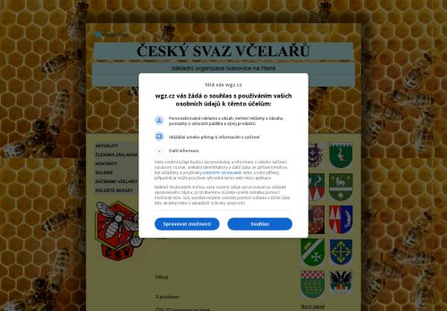 Zobrazit webové stránky Český svaz včelařů, základní organizace Ivanovica na Hané