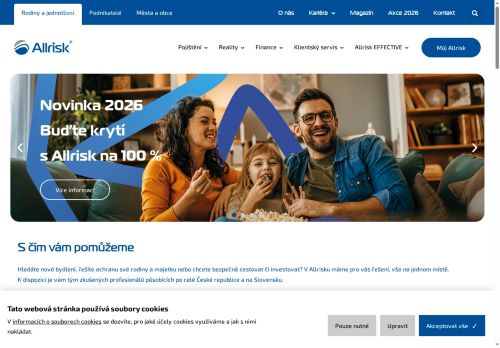 Zobrazit webové stránky Allrisk a.s. Ivančice